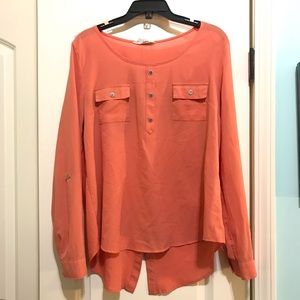 Coral Blouse